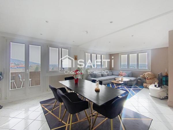 OPPORTUNITÉ RARE Appartement 3 pièces avec ascenseur – 74m²  – Vue panoramique sur Nancy – Saint-Max
