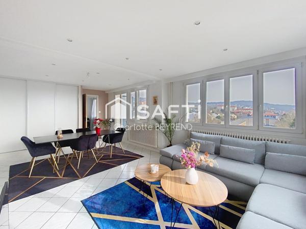 OPPORTUNITÉ RARE Appartement 3 pièces avec ascenseur – 74m²  – Vue panoramique sur Nancy – Saint-Max