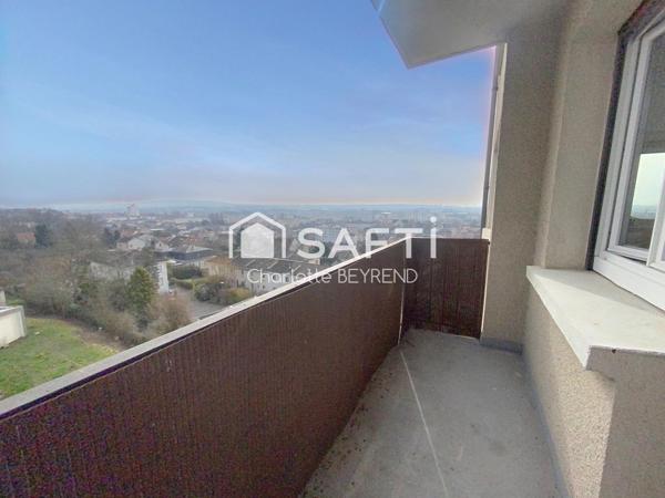 OPPORTUNITÉ RARE Appartement 3 pièces avec ascenseur – 74m²  – Vue panoramique sur Nancy – Saint-Max