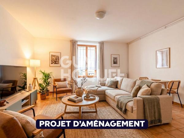 Appartement  2 pièces de 51 m2 en centre-ville