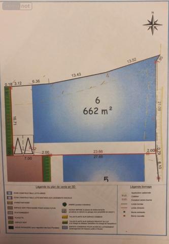 Terrain à Batir à vendre à Berné dans le Morbihan (56240), ref : 56032-1545