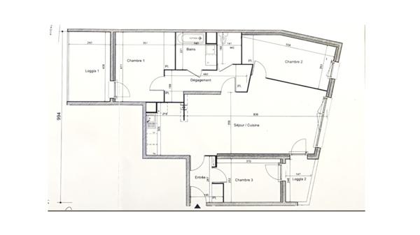 Appartement à vendre 4 pièces 92 m² Aubervilliers