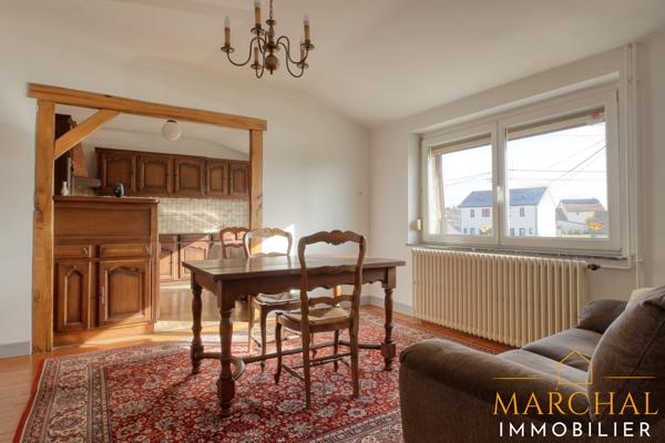 Appartement 130 m², grand garage, terrain