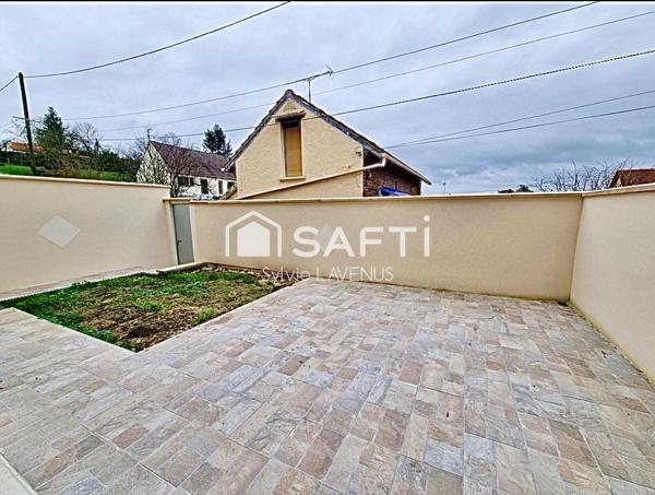 A CROUY 02, MAISON DE 2024 5 P. AVEC 4 CHAMBRES SUR UN TERRAIN DE 150 M2.
