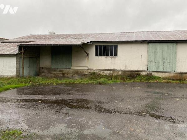 Maison avec grand hangar sur terrain de plus de 4000 m².