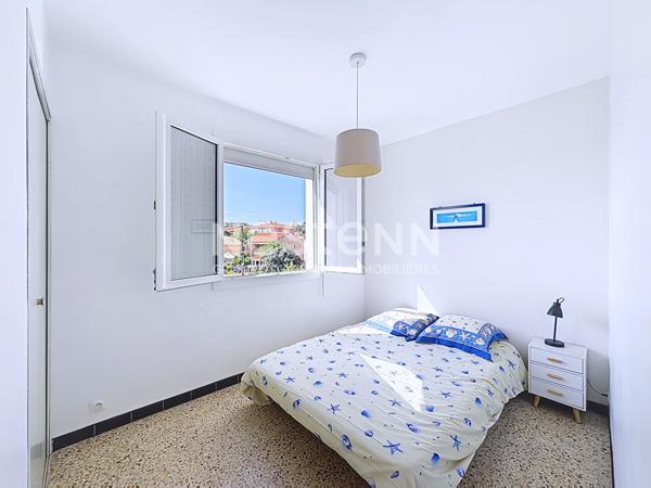 Charmant appartement 3 pièces de 37 m² avec belle vue mer panoramique & place de parking privative à Saint-Pierre-la-Mer