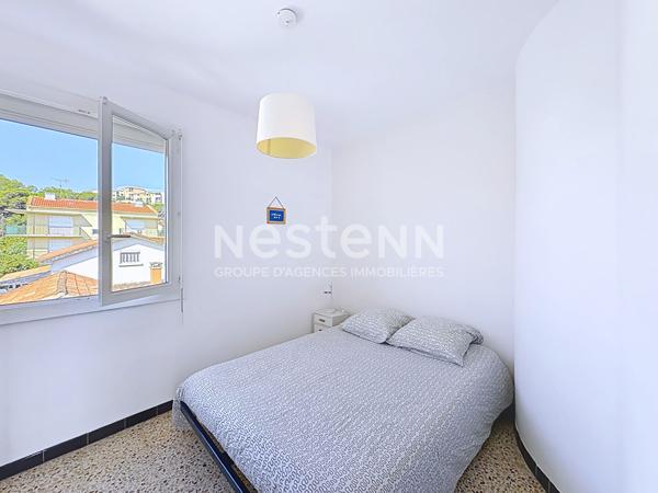 Charmant appartement 3 pièces de 37 m² avec belle vue mer panoramique & place de parking privative à Saint-Pierre-la-Mer