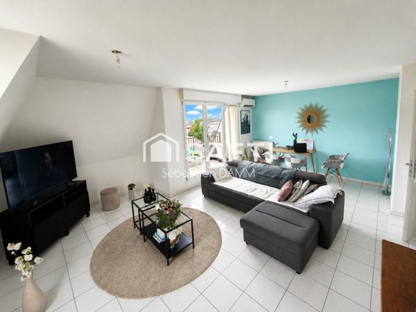 Appartement 3 pièces de 76,84 m² avec terrasse, balcon, garage et cave – Dernier étage avec ascenseur – Mulhouse Dornach