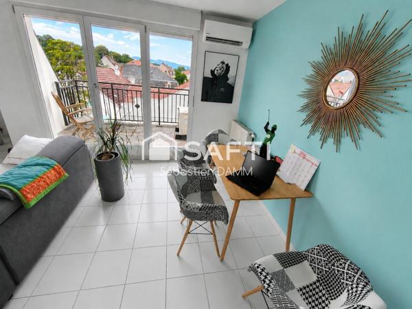 Appartement 3 pièces de 76,84 m² avec terrasse, balcon, garage et cave – Dernier étage avec ascenseur – Mulhouse Dornach