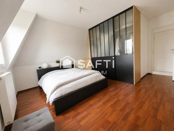 Appartement 3 pièces de 76,84 m² avec terrasse, balcon, garage et cave – Dernier étage avec ascenseur – Mulhouse Dornach