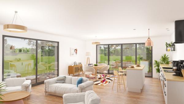Terrain + Maison à vendre 6 pièces - 135 m²