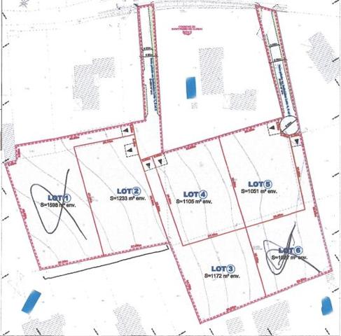 Terrain de 1 233 m²