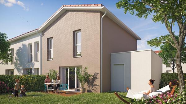 Maison Duplex 68 m² avec jardin et parkings