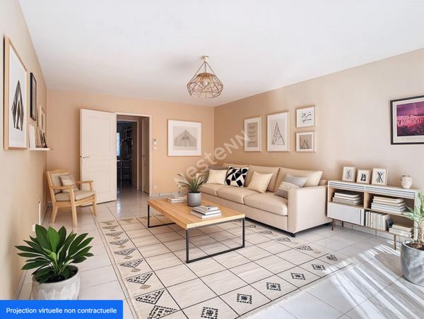 Nantes Eraudière - T3 de 76 m² avec balcon et garage au pied des Bords de l'Erdre