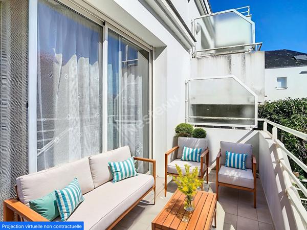 Nantes Eraudière - T3 de 76 m² avec balcon et garage au pied des Bords de l'Erdre