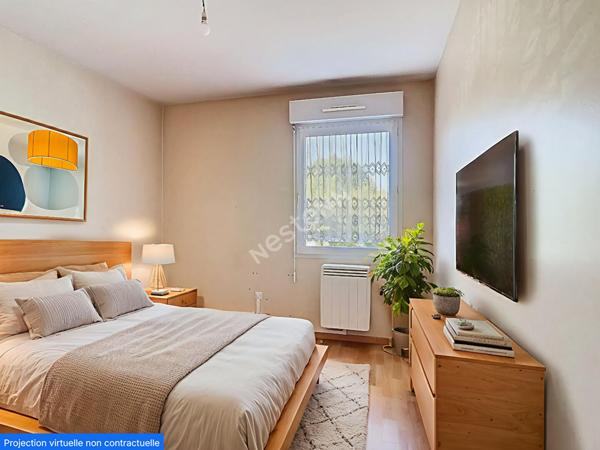 Nantes Eraudière - T3 de 76 m² avec balcon et garage au pied des Bords de l'Erdre