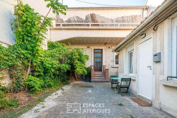 Maisonnette repensée par architecte