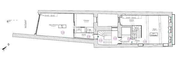 Immeuble 14 pièces - 319 m²