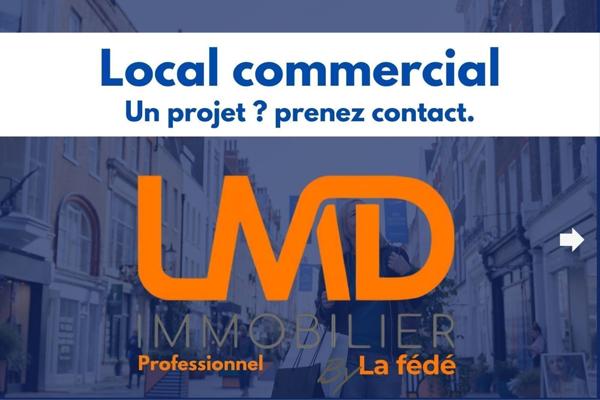 Local commercial avec grande réserve étage - AIX en Provence