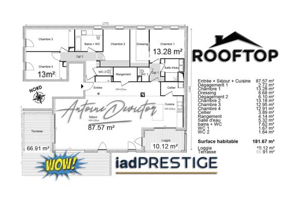 Maison à vendre 5 pièces 182 m² Toulouse