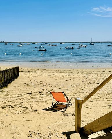 Cap Ferret, plage de l’Herbe/Villa Algérienne, très belle villa d’architecte 155 m2, 4 chambres, garage, sur beau terrain de 981 m2