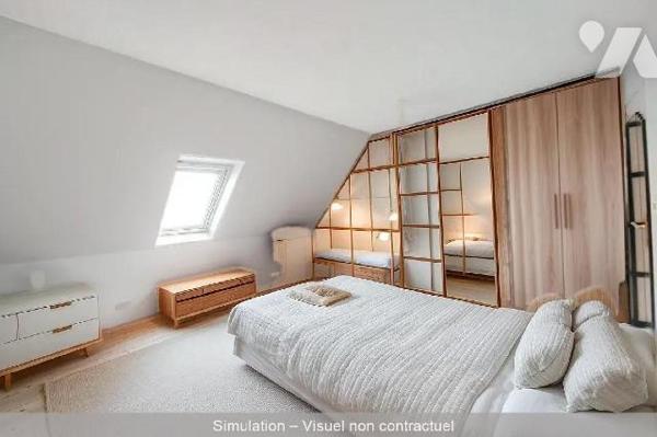  A VENDRE - Rennes (35) Appartement dernier étage T5 en Duplex + terrasse + cave + garage. A vi...