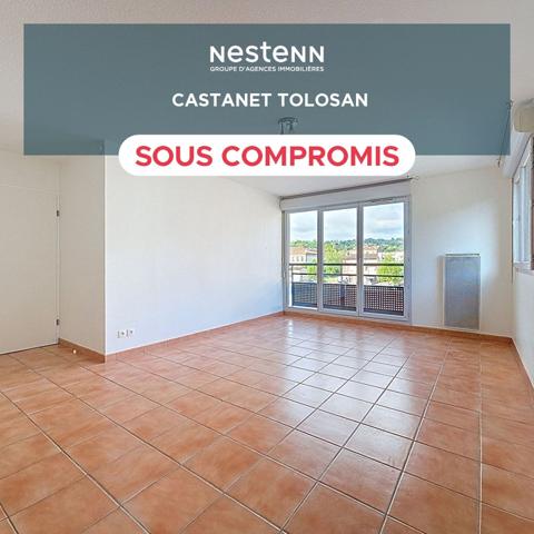 Bel appartement 3 pièces de 65m² situé au 2ème étage avec ascenseur d'une résidence sécurisée idéalement située au centre-ville de Castanet-Tolosan