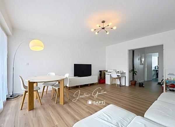 Grand Appartement F3 de 70 m2 + balcon de 6 m2