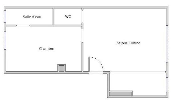 Appartement à vendre    2 pièces • 28,83 m2 Paris 13