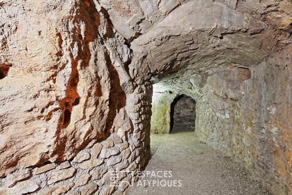 L’Authenticité au Cœur des Remparts : Une Demeure Étonnante avec Crypte Médiévale