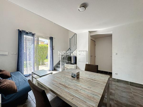 Maison  2 pièce(s) 34m2  dans résidence avec piscine à 4km des plages