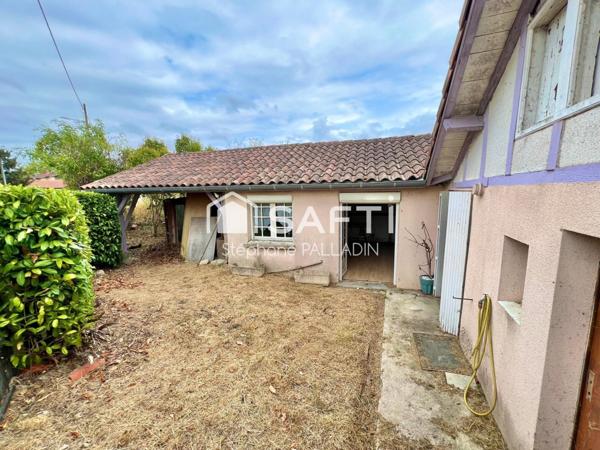 MAISON DE VILLAGE INDEPENDANTE AVEC JARDIN , PUITS ET DEPENDNACE