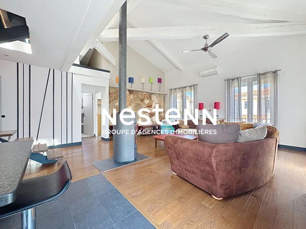 Appartement Perpignan 4 pièces en duplex avec entrée indépendante à La Lunette.