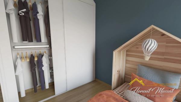 Maison à vendre 4 pièces BESSIERES (31)