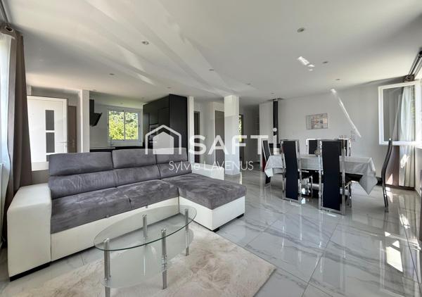 A SOISSONS, MAISON DE PLAIN PIED 3 PIECES DE 67 M2 AVEC SOUS-SOL TOTAL, SUR SON TERRAIN CLOS DE 485 M2.