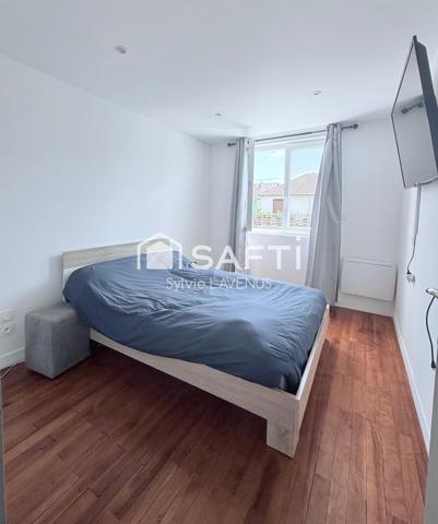 A SOISSONS, MAISON DE PLAIN PIED 3 PIECES DE 67 M2 AVEC SOUS-SOL TOTAL, SUR SON TERRAIN CLOS DE 485 M2.