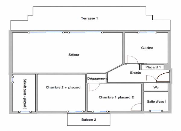 Appartement
         3 pièces
        - 80 m² Exclusivité 420 000 € *