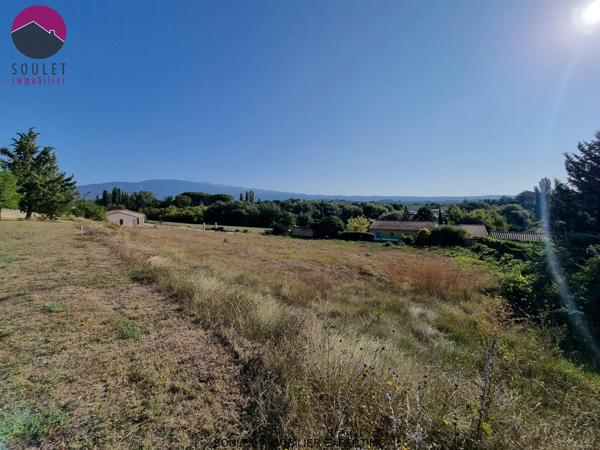 Bédoin (84410) Beau terrain avec vue Ventoux et village