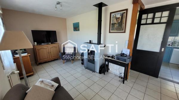 Maison 3 chambres, double garage, grand terrain constructible de 1524m2