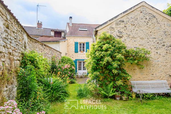 Maison de Charme en Pierre avec Atelier et Jardin bordé par un ru