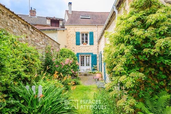 Maison de Charme en Pierre avec Atelier et Jardin bordé par un ru