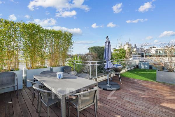 Appartement familial dernier étage avec roof top