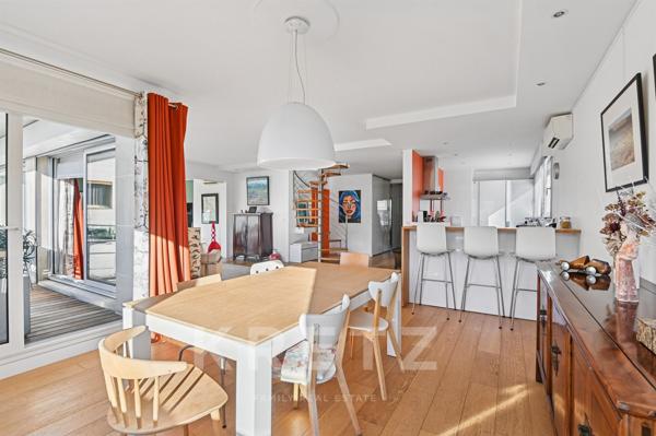 Appartement familial dernier étage avec roof top