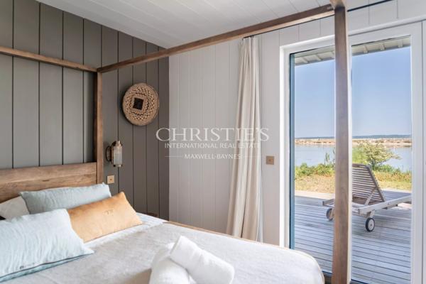 Au coeur du Ferret, 1ère ligne de 5 suites, vue sur la conche du Mimbeau