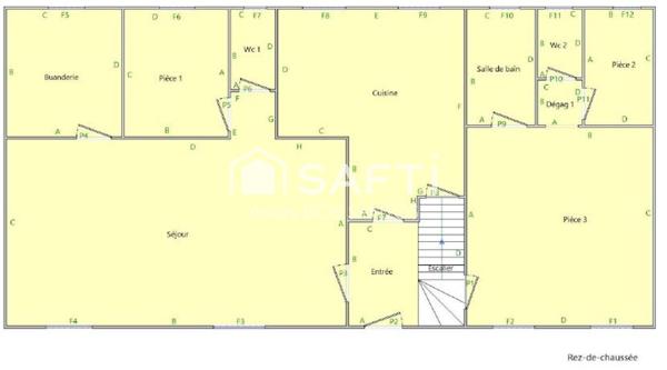 Maison à réhabiliter avec dépendance sur un terrain de 10 ares 34 !
