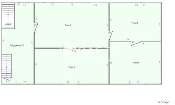 Maison à réhabiliter avec dépendance sur un terrain de 10 ares 34 !