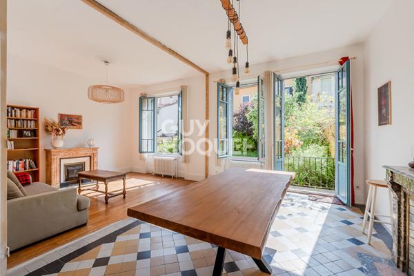 RARE Maison 1930 avec jardin à la Croix-Rousse 185.8m2 5 chambres possibilité 6