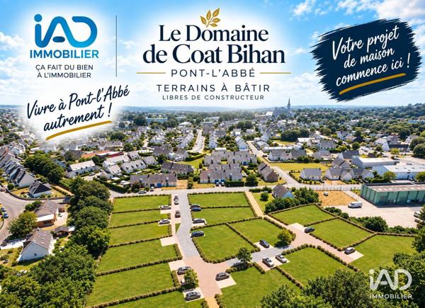Terrain (neuf) à vendre 875 m² Pont-l'Abbé