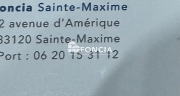 À vendre Studio 8.77 m² - Sainte-maxime 83120