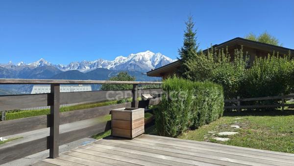 Superbe appartement 2 pièces, vue exceptionnelle sur le Mont-Blanc - CORDON (74)